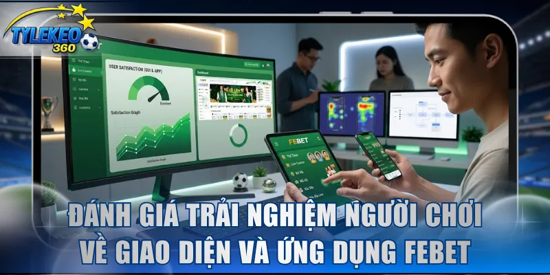 Đánh giá trải nghiệm người chơi về giao diện và ứng dụng FEBET
