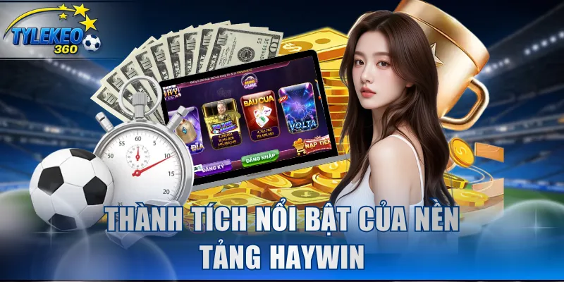 Thành tích nổi bật của nền tảng HAYWIN